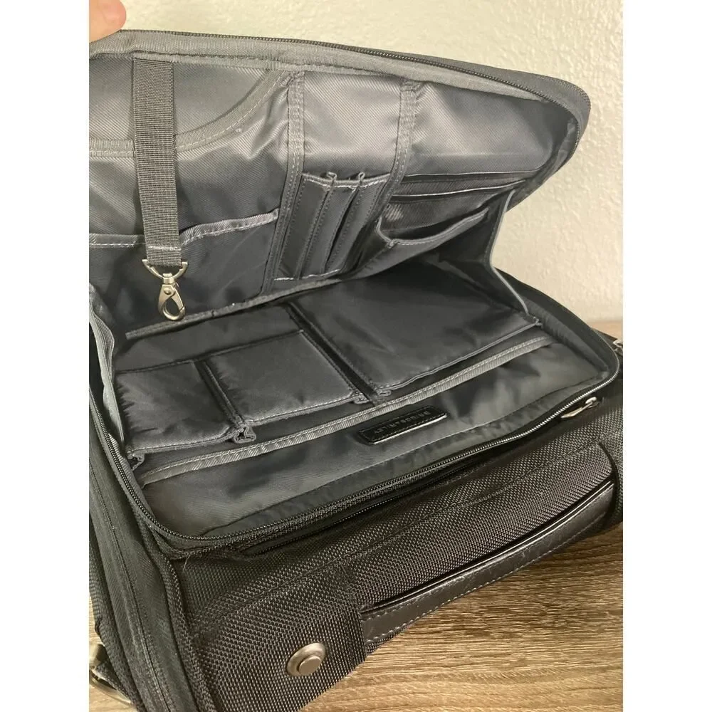 Briggs & Riley Baseline Cabin Duffel Bag Black Travel Briefcase